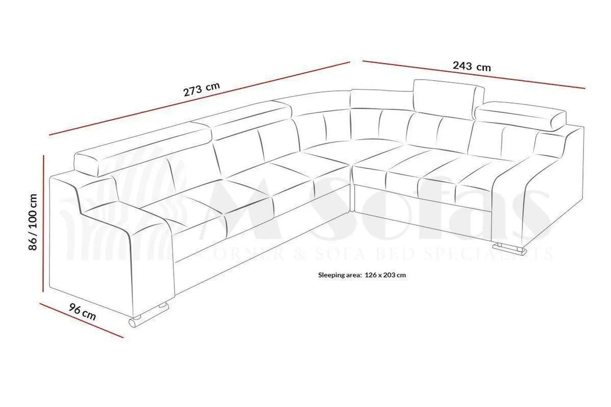 Oscar I Corner Sofa Bed