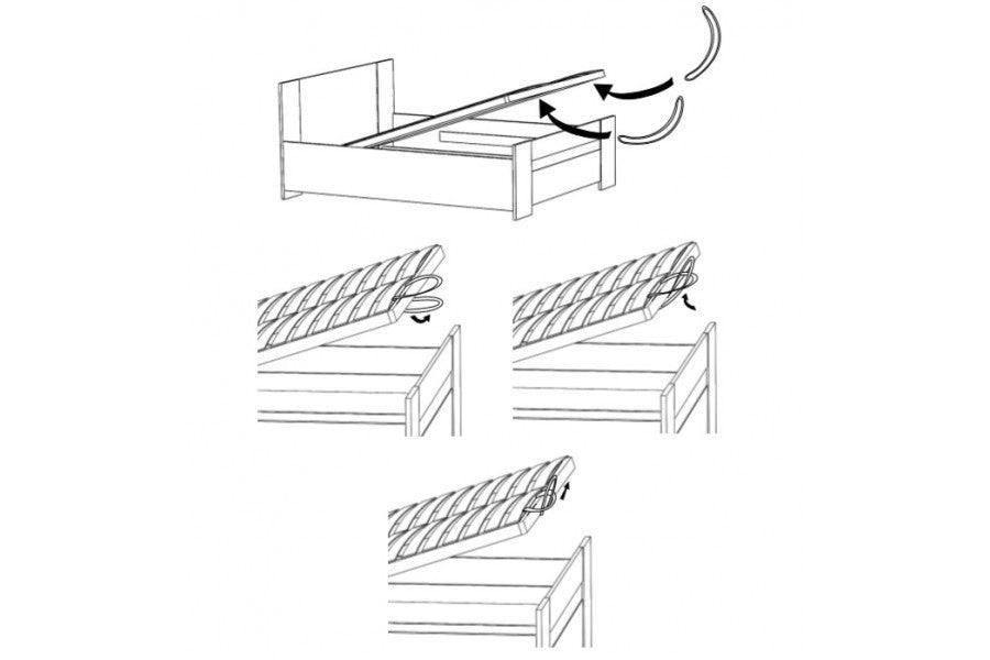 Bed Bono King Size White