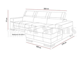 Paris II Corner Sofa Bed - Msofas LTD