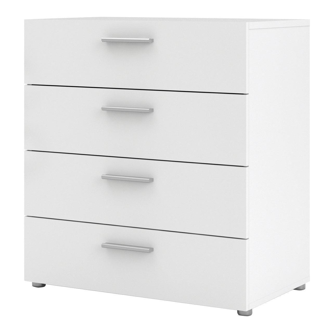 Pepe Chest of 4 Drawers in White