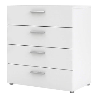 Pepe Chest of 4 Drawers in White - Msofas LTD