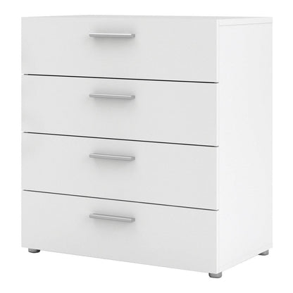 Pepe Chest of 4 Drawers in White