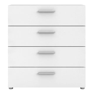 Pepe Chest of 4 Drawers in White - Msofas LTD