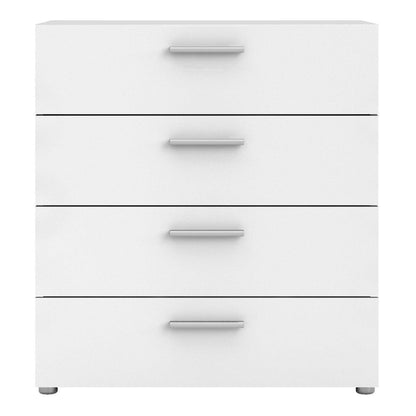 Pepe Chest of 4 Drawers in White