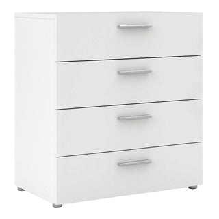 Pepe Chest of 4 Drawers in White - Msofas LTD