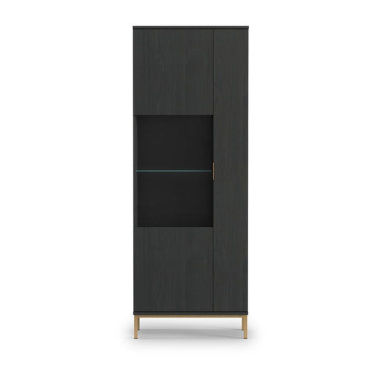 Pula Glass Sideboard Portland Black