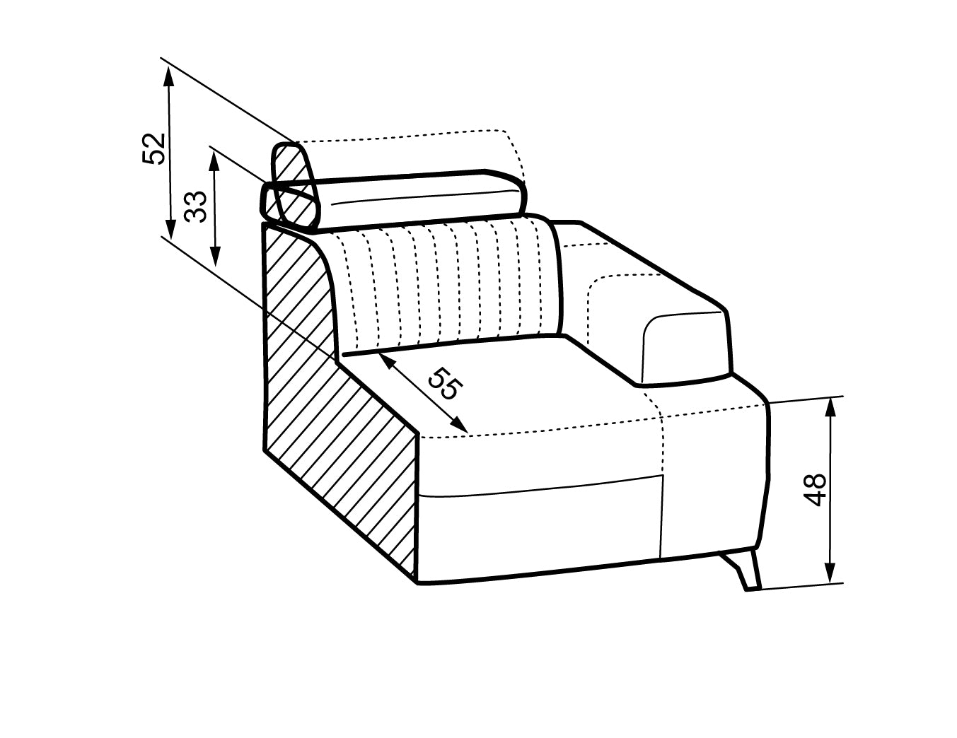 Primo Corner sofa bed