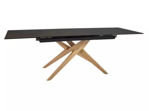 Loreto Table Ceramic Ossido Bruno