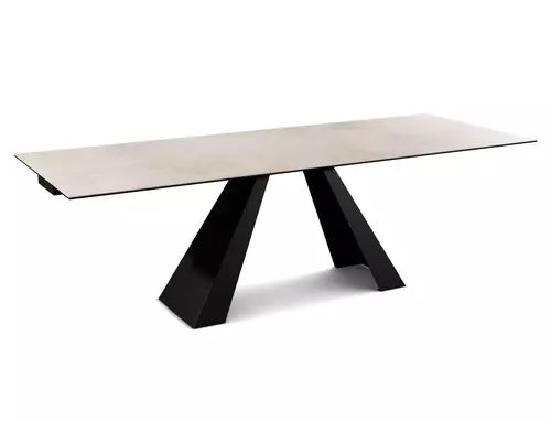 Salvadore Ceramic Diamond Cream Table