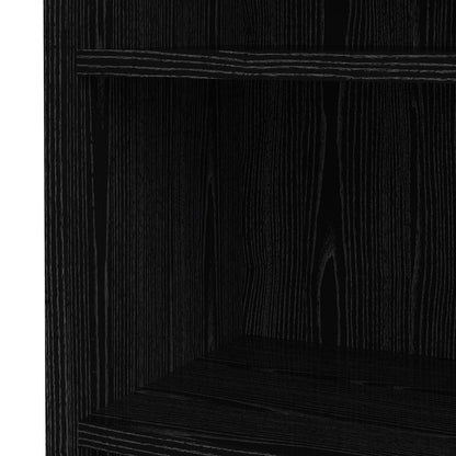 Prima Bookcase 5 Shelves in Black Woodgrain