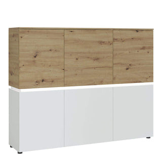 Fribo 1 Door 1 Drawer Desk in Oak - Msofas LTD