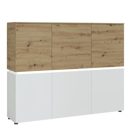 Fribo 1 Door 1 Drawer Desk in Oak