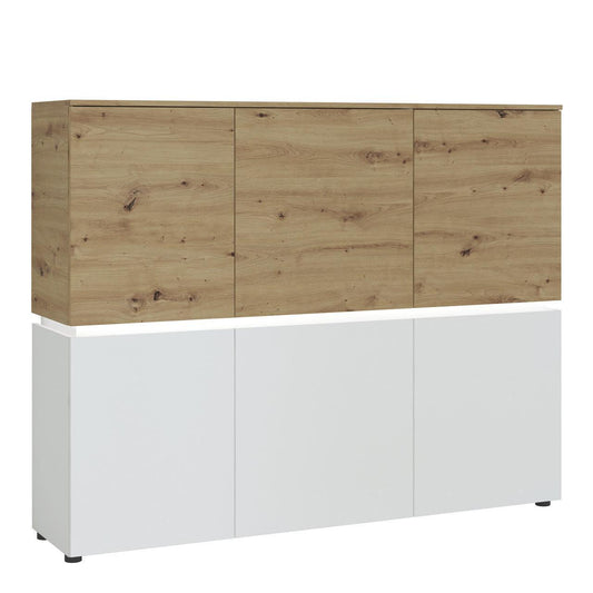 Fribo 1 Door 1 Drawer Desk in Oak