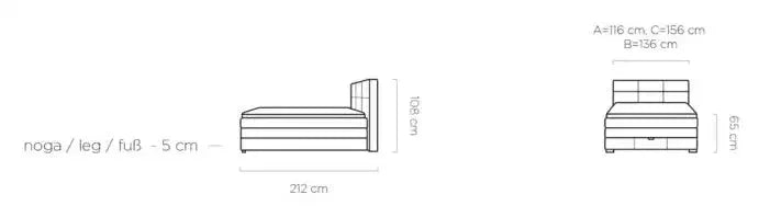 Bed Rita dimensions