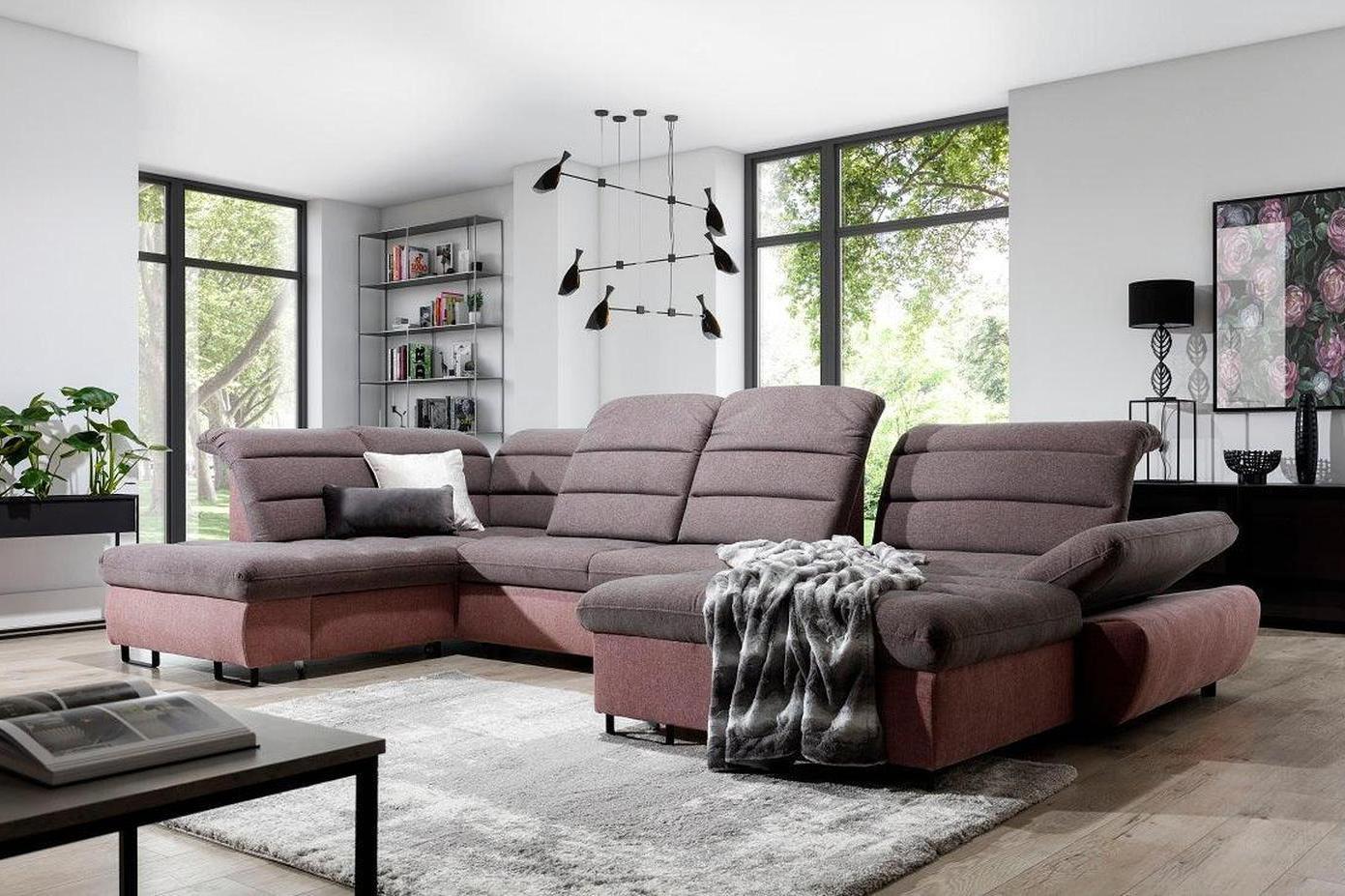 Roman Xl U Shaped Corner Sofa Bed