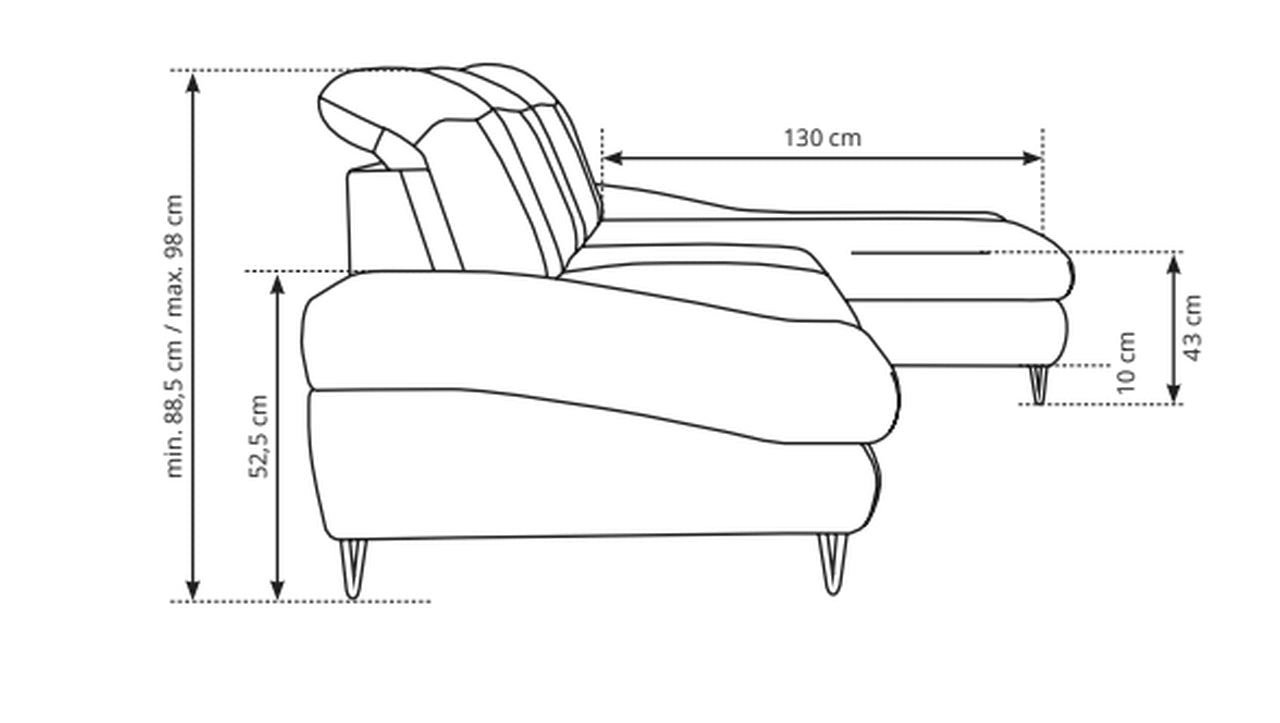 Rossa Corner Sofa Bed