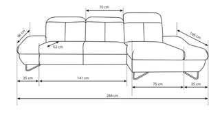 Rossa Corner Sofa Bed - Msofas LTD