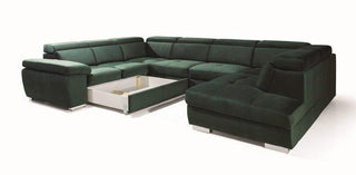 Rosso III U Shape Corner Sofa Bed - Msofas LTD