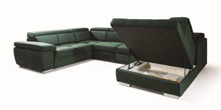 Rosso III U Shape Corner Sofa Bed - Msofas LTD