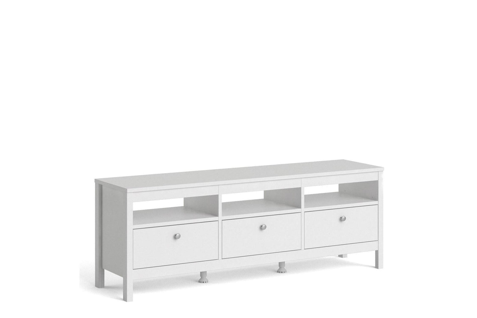 Madrid Tv-Unit 3 Drawers In White