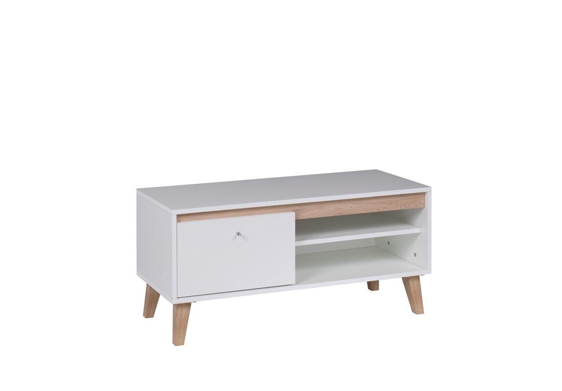 Oviedo Tv Unit 100 White / Light San Remo