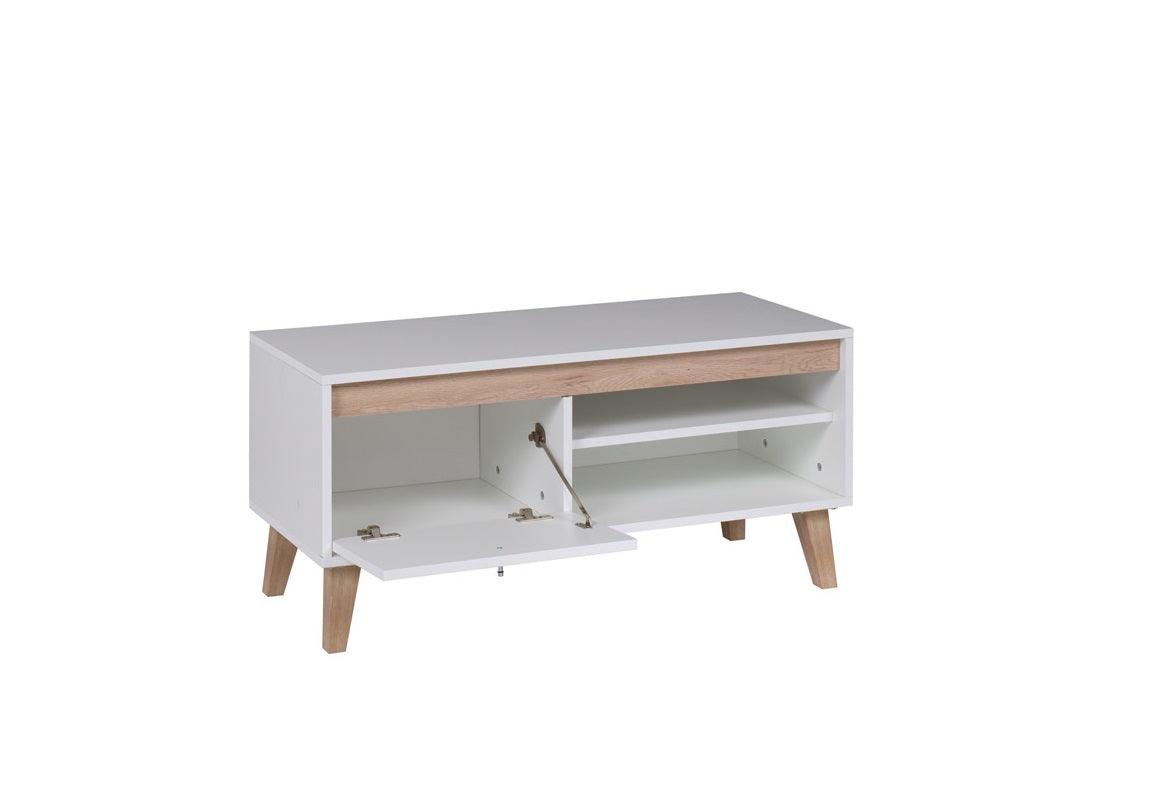 Oviedo Tv Unit 100 White / Light San Remo