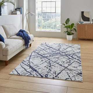 Artemis B8403A Contemporary Blue and Silver Area Rug
