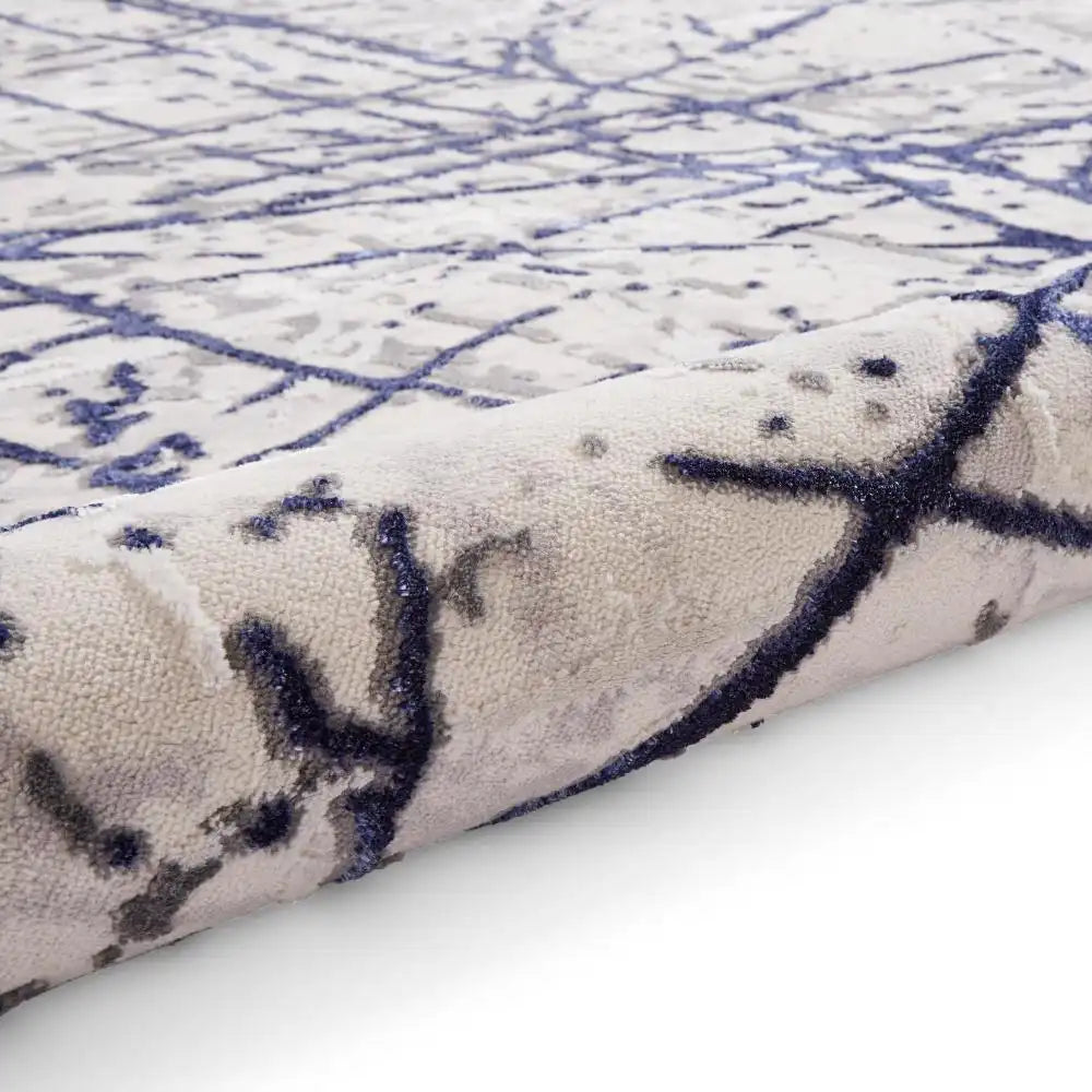 Artemis B8403A Contemporary Blue and Silver Area Rug
