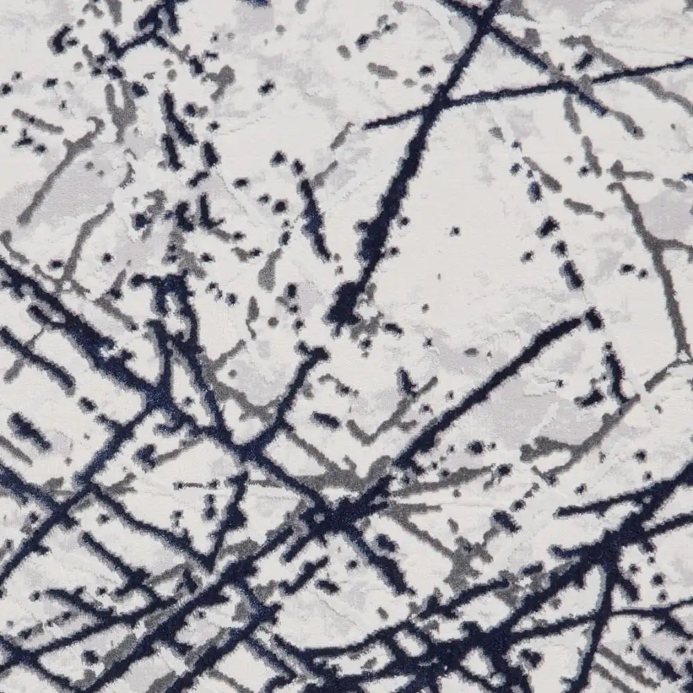 Artemis B8403A Contemporary Blue and Silver Area Rug