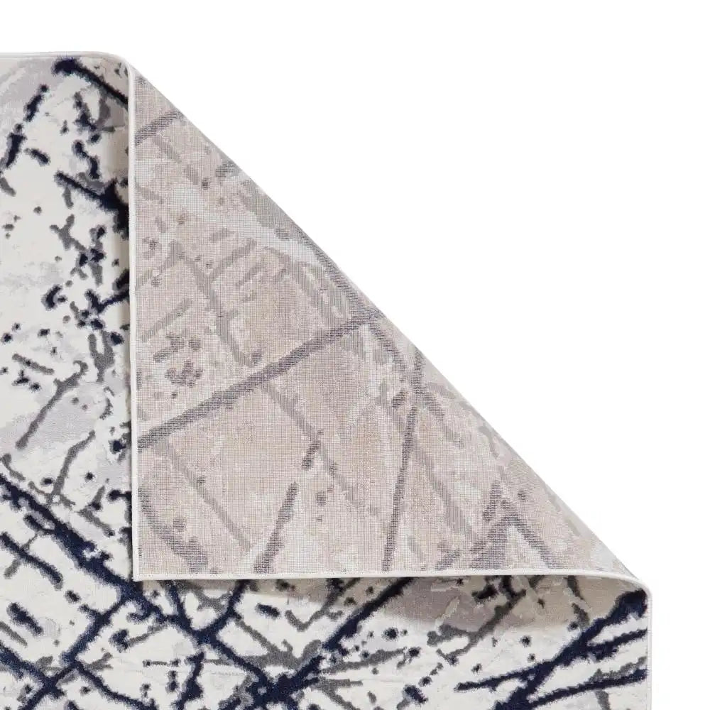 Artemis B8403A Contemporary Blue and Silver Area Rug