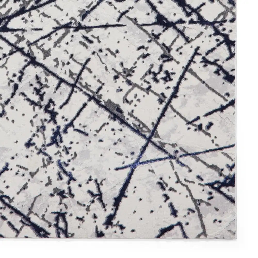 Artemis B8403A Contemporary Blue and Silver Area Rug
