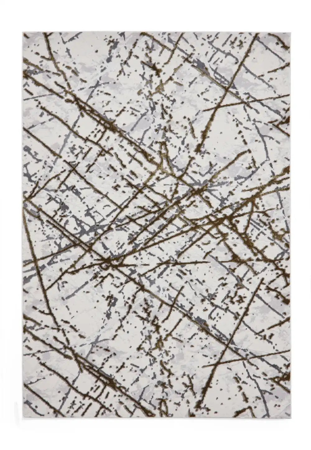 Artemis B8403A Luxury Gold and Silver Area Rug