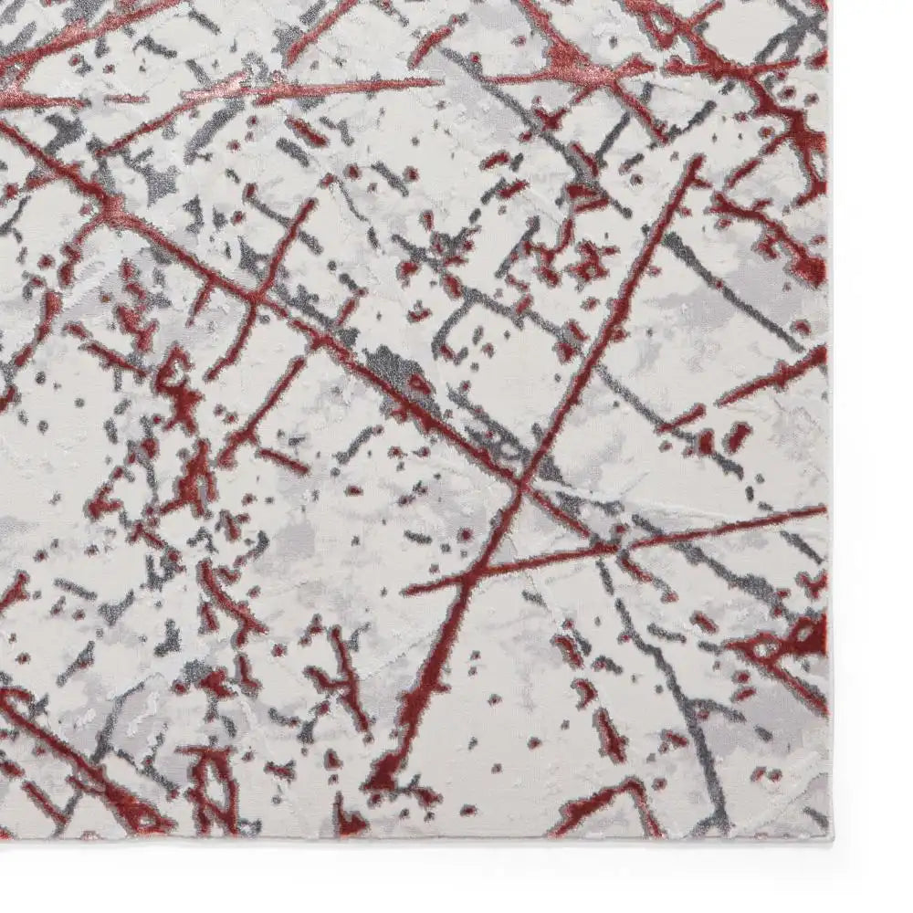Artemis B8403A Contemporary Pink and Silver Area Rug