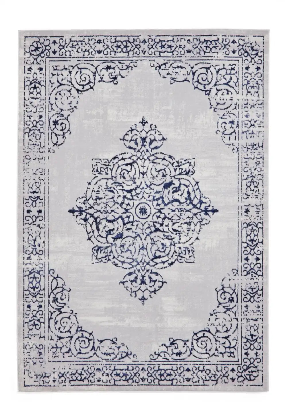Artemis B9076A Blue and Silver Contemporary Area Rug