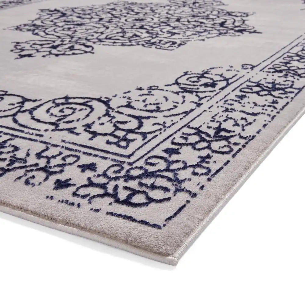 Artemis B9076A Blue and Silver Contemporary Area Rug