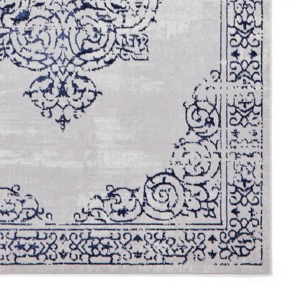 Artemis B9076A Blue and Silver Contemporary Area Rug