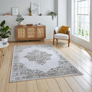 Artemis B9076A Luxury Gold and Silver Area Rug