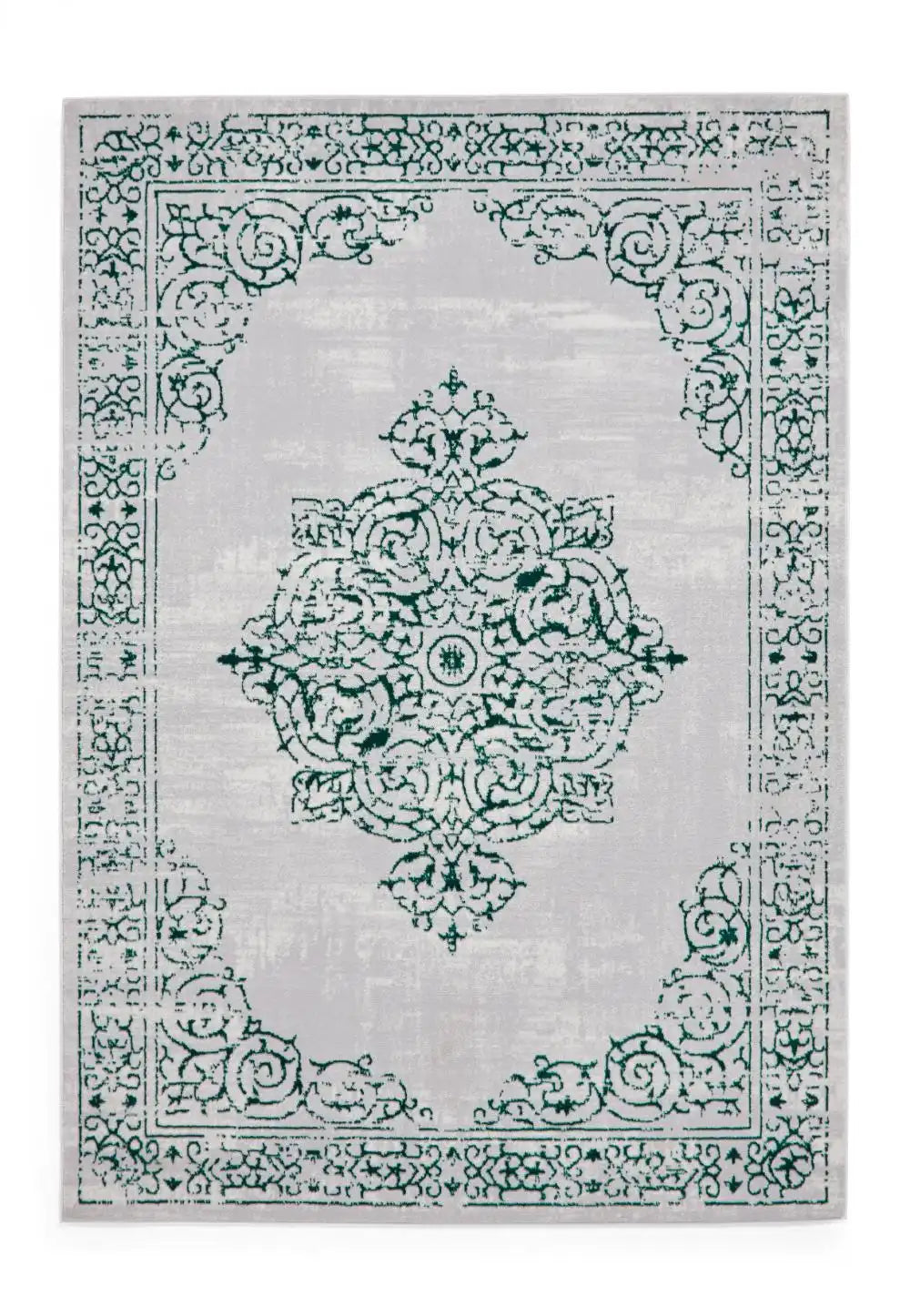 Artemis B9076A Premium Green and Silver Area Rug