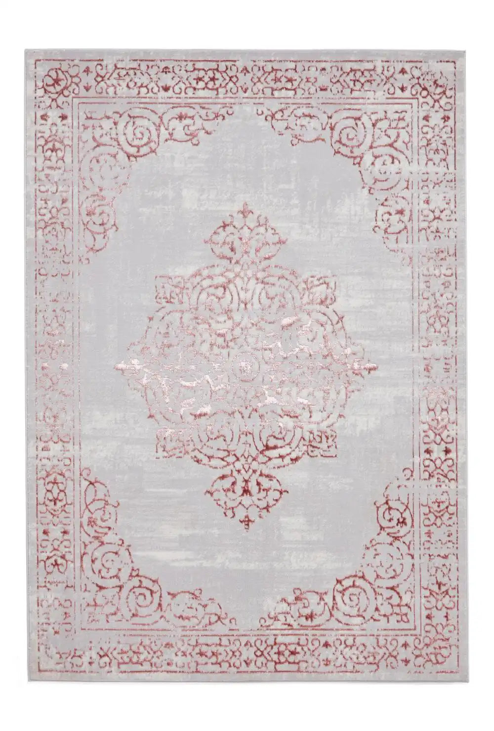 Artemis B9076A Modern Rose and Silver Area Rug
