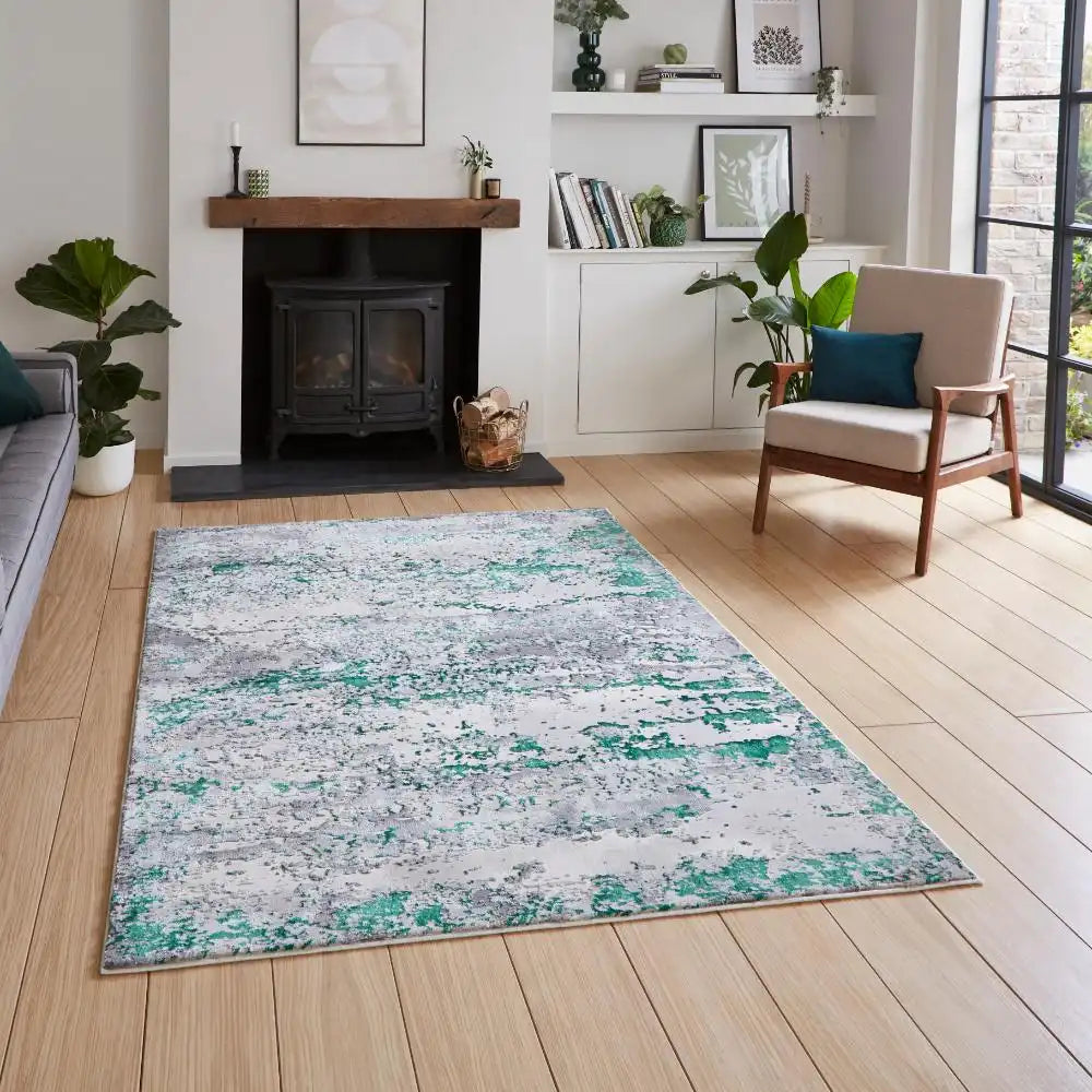 Artemis B9289A Green Decorative Area Rug