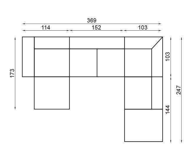 Scandi I Corner Sofa Bed