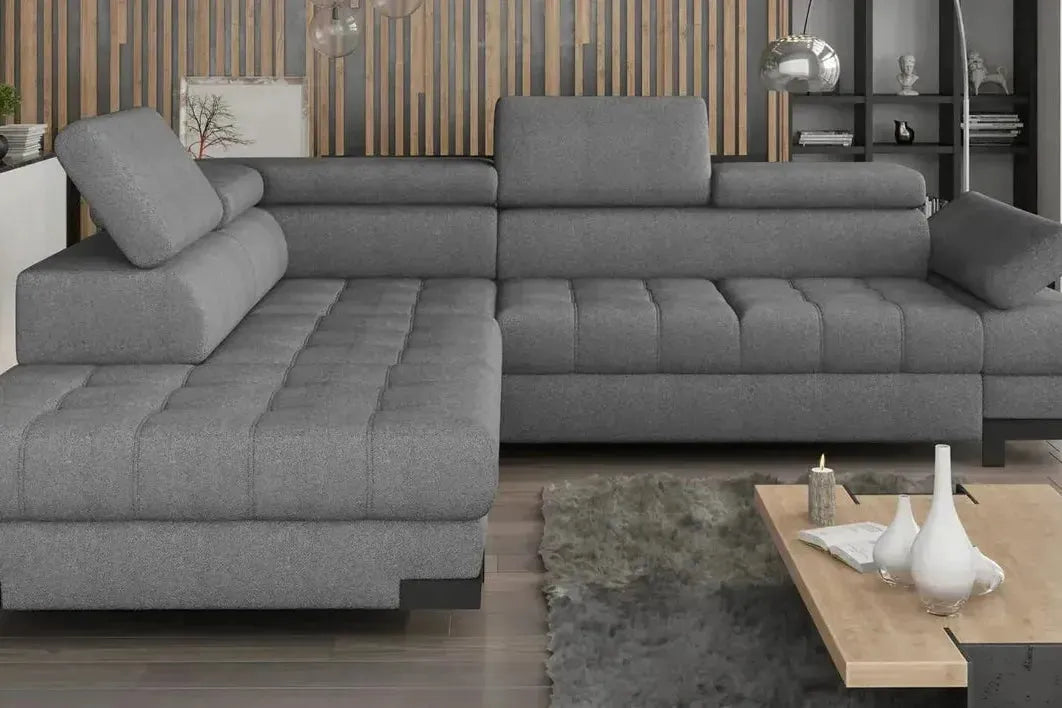 Selva L Corner Sofa Bed With Storage