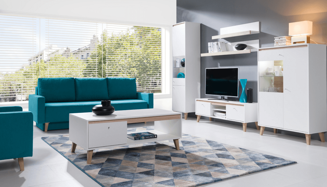 Oviedo Tv Unit 135 White / Light San Remo