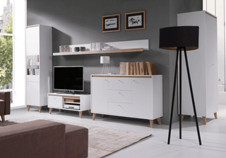 Oviedo Tv Unit 100 White / Light San Remo - Msofas LTD