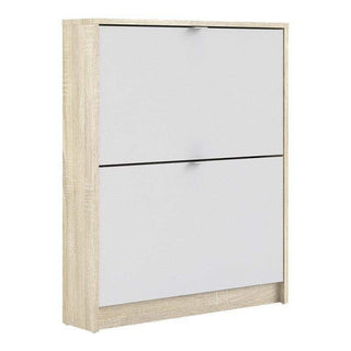 Shoe Cabinet 2 tilting doors Fast Delivery - Msofas LTD