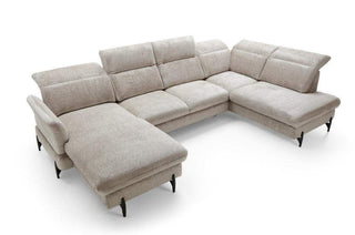 Sienna 1 U Shape Corner Sofa Bed - Msofas LTD