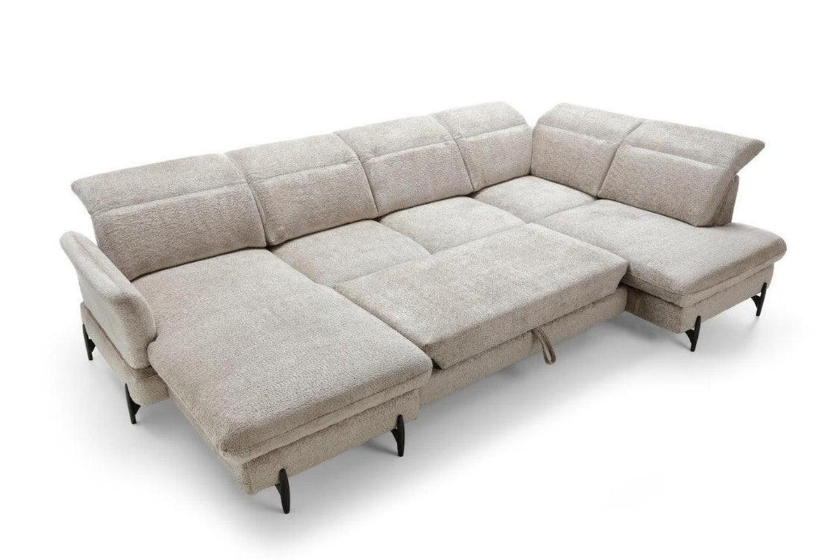 Sienna 1 U Shape Corner Sofa Bed