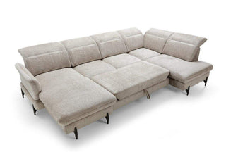 Sienna 1 U Shape Corner Sofa Bed - Msofas LTD