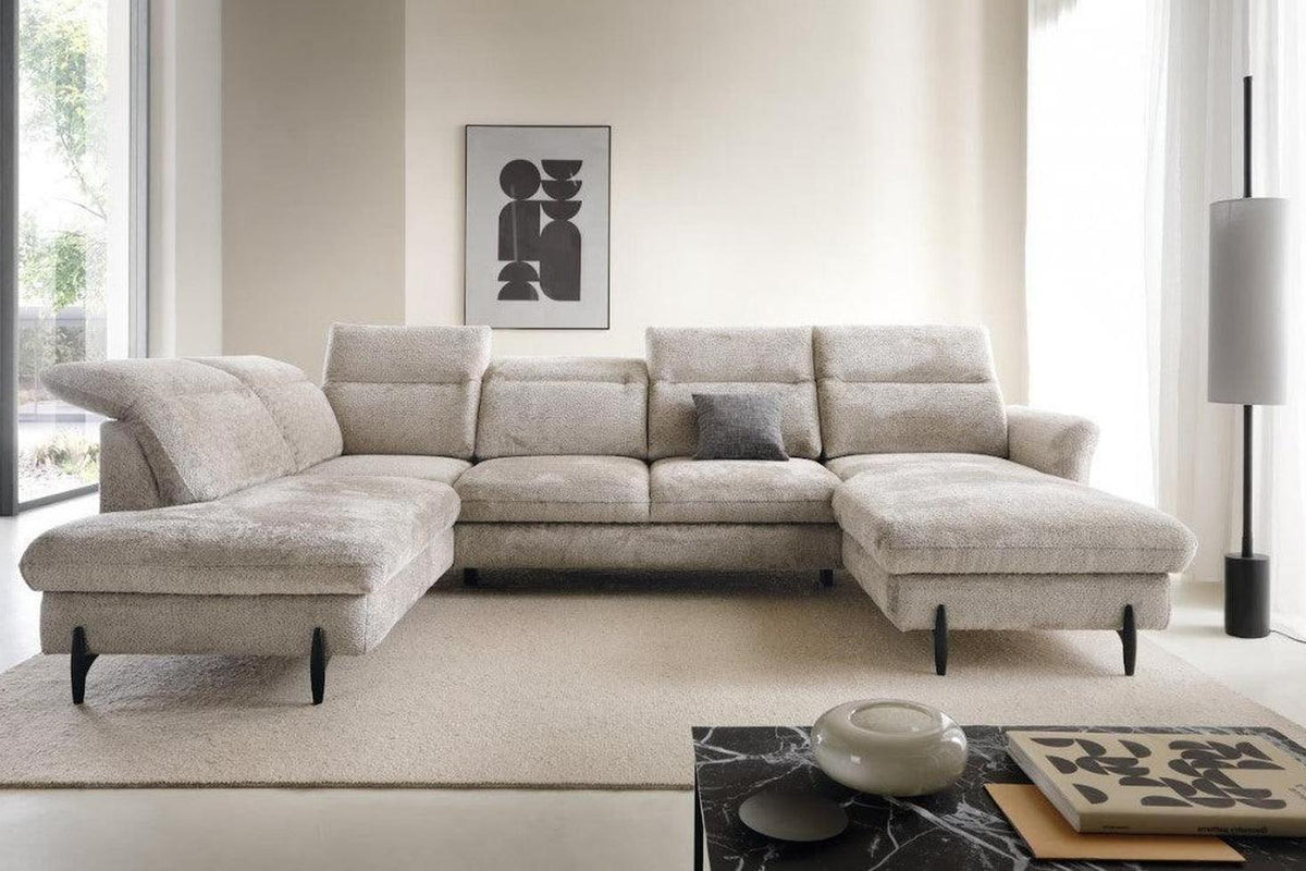Sienna 1 U Shape Corner Sofa Bed