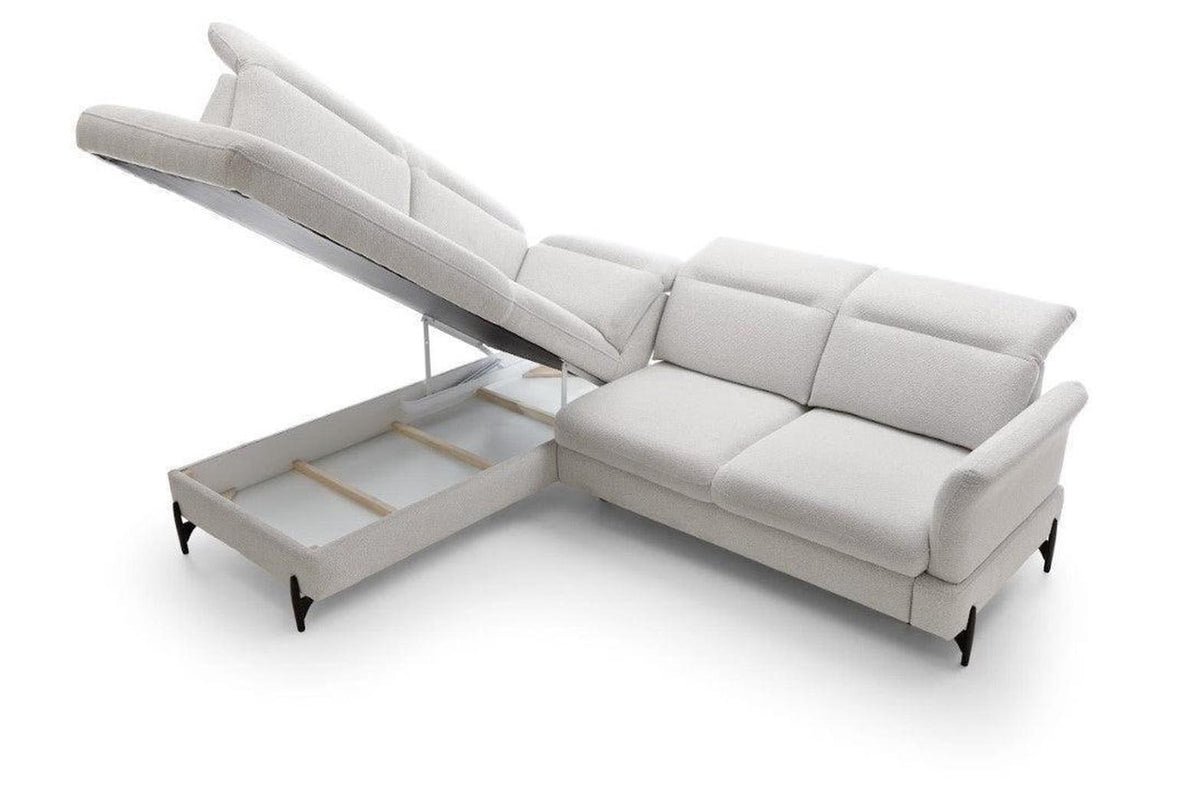 Sienna 2 Corner Sofa Bed With Storage